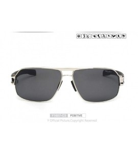 Oversized Polarized Men's Sunglasses Brand Designer UV400 Protect Sun Y1607 C1 BOX - Y1607 C3 Box - CN18XDWUC2O $29.61