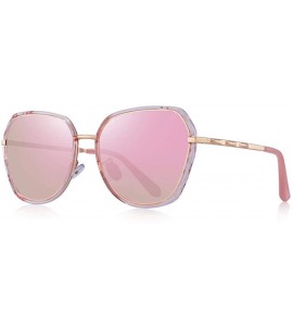 Cat Eye DESIGN Fashion Women Cat Eye Polarized Sunglasses Ladies Luxury Brand C01 Black - C02 Pink - C918XE0OU9G $28.21