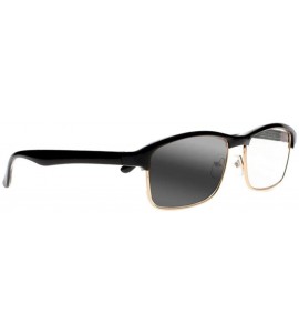 Rectangular Mens Metal Half Transition Photochromic Bifocal UV400 Sunglasses Reading Glasses - Black - CN18K6CN5QG $41.75