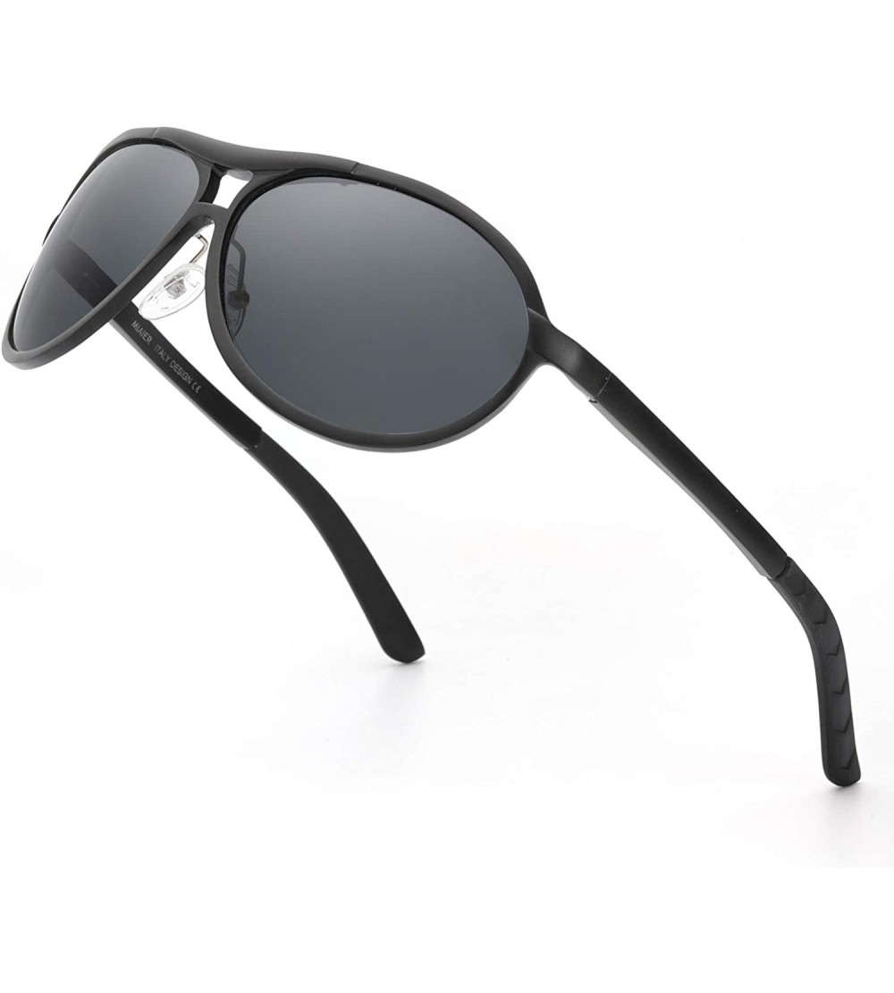 Sport Polarized Sunglasses Protection Against - Metal Frame/Polarized Lens - C91920XOM8O $27.25