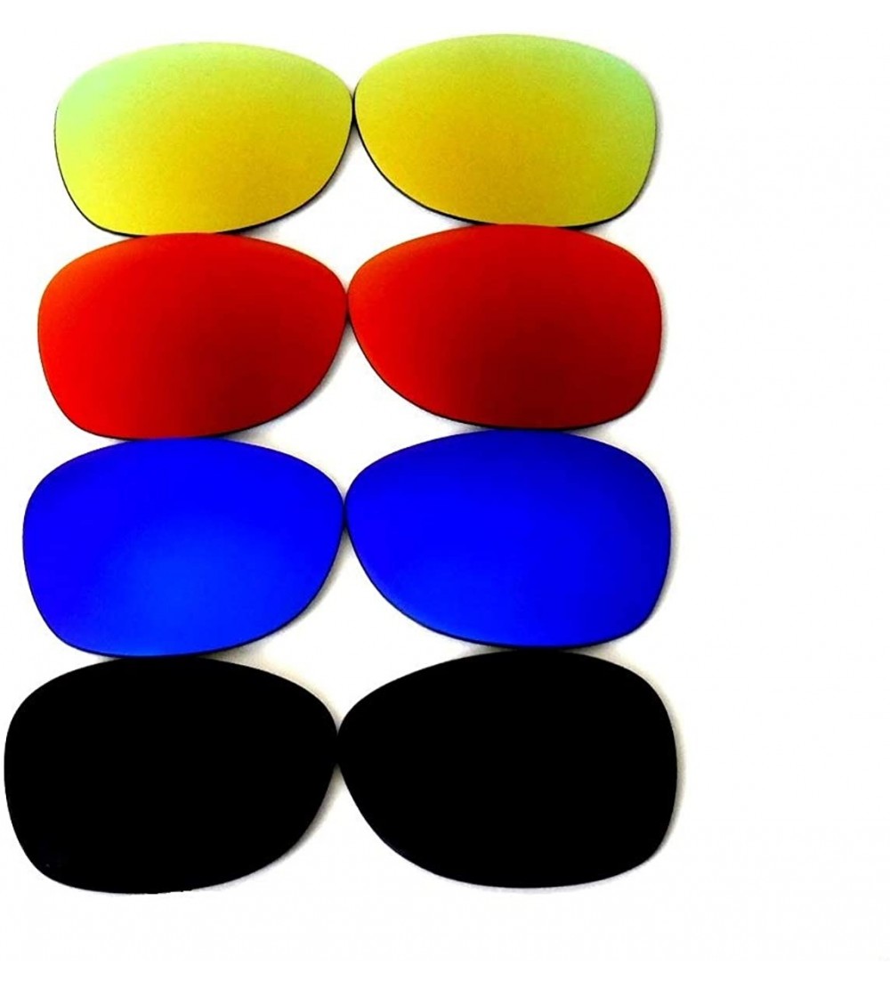 Oval Replacement Wayfarer Polarized - Black/Blue/Red/Gold - CV194A3UR38 $66.38