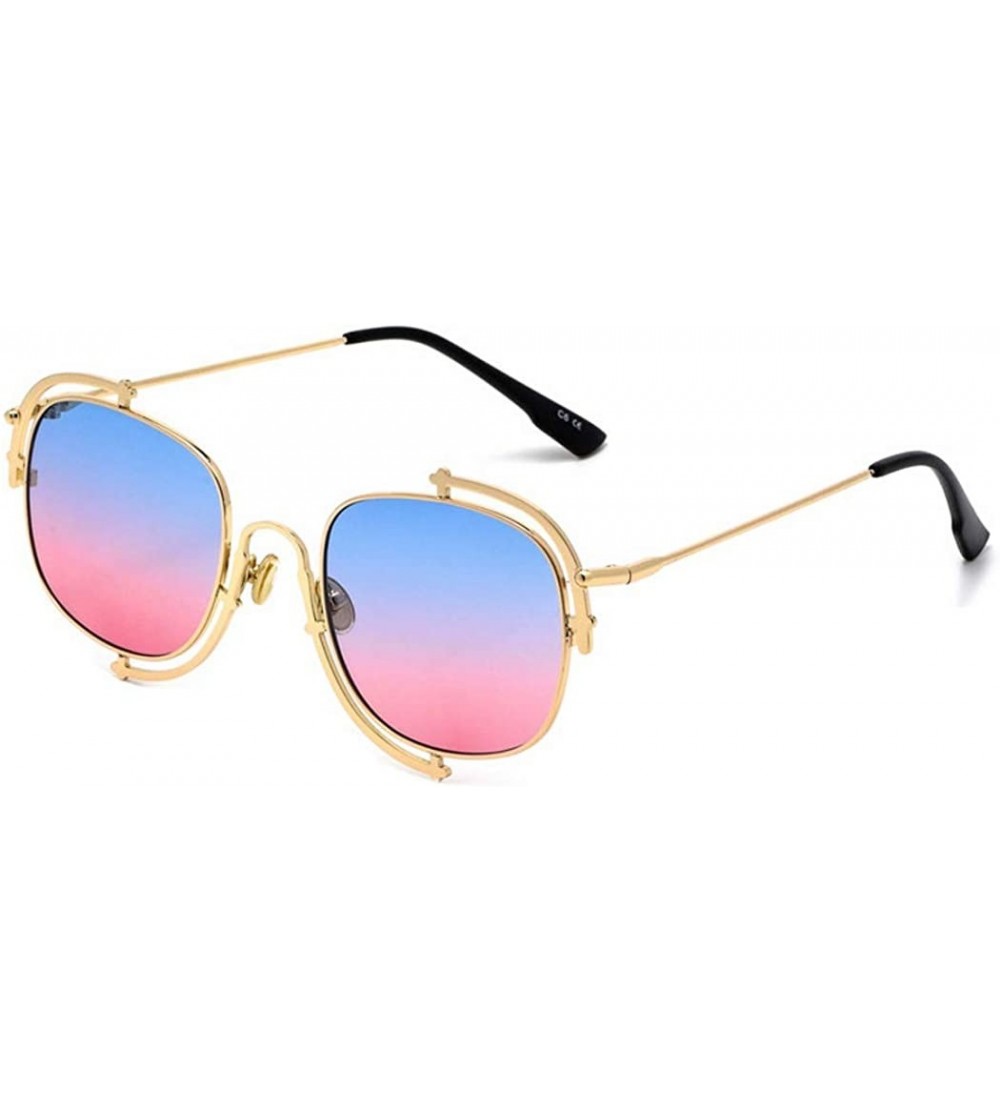 Aviator Classic fashion retro aviator sunglasses - ladies new UV protection small box sunglasses - F - CQ18SN642X4 $74.95