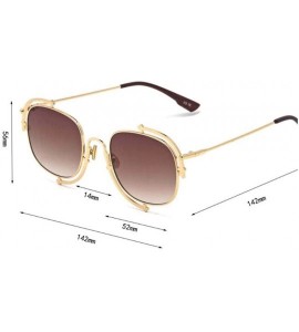 Aviator Classic fashion retro aviator sunglasses - ladies new UV protection small box sunglasses - F - CQ18SN642X4 $74.95