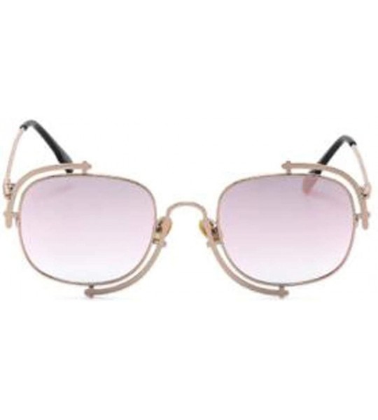 Aviator Classic fashion retro aviator sunglasses - ladies new UV protection small box sunglasses - F - CQ18SN642X4 $74.95