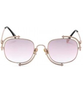 Aviator Classic fashion retro aviator sunglasses - ladies new UV protection small box sunglasses - F - CQ18SN642X4 $74.95