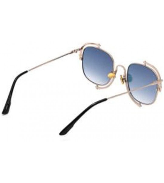 Aviator Classic fashion retro aviator sunglasses - ladies new UV protection small box sunglasses - F - CQ18SN642X4 $74.95