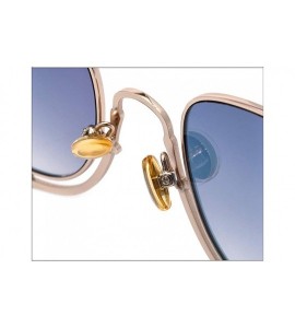 Aviator Classic fashion retro aviator sunglasses - ladies new UV protection small box sunglasses - F - CQ18SN642X4 $74.95