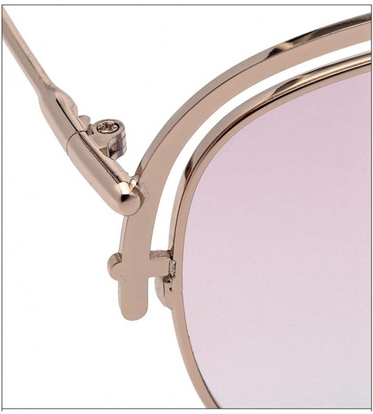 Aviator Classic fashion retro aviator sunglasses - ladies new UV protection small box sunglasses - F - CQ18SN642X4 $74.95