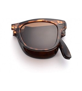 Aviator Easy Carry Polarized Mini Folding Sunglasses—Perfect for Putting in the Pocket-Car and Bag - C918GMUQ326 $39.14