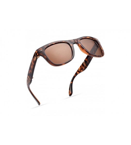 Aviator Easy Carry Polarized Mini Folding Sunglasses—Perfect for Putting in the Pocket-Car and Bag - C918GMUQ326 $39.14