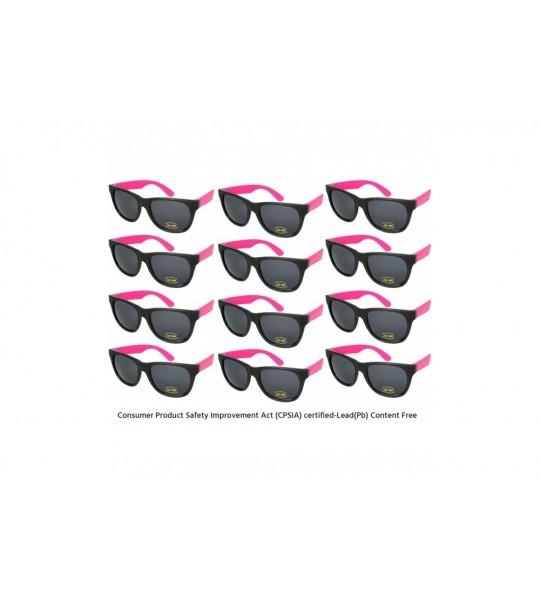 Wayfarer I Wear Sunglasses Favors certified Lead Content - Adult-pink - CA18EE6WYUS $20.35