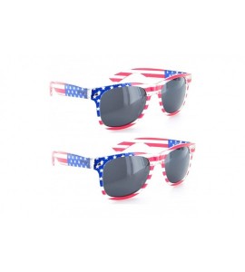 Rectangular Reflective Color Mirror Mirror Lens Retro Classics Style Sunglasses Gift Box - Style 11 - CG11LLFS6GF $18.70