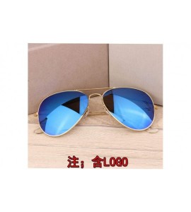 Goggle Popular Sunglasses - popular Sunglasses New metal resin sun 3025 wholesale - Gold Frame Green Tablets - CY18AZAU3DA $5...