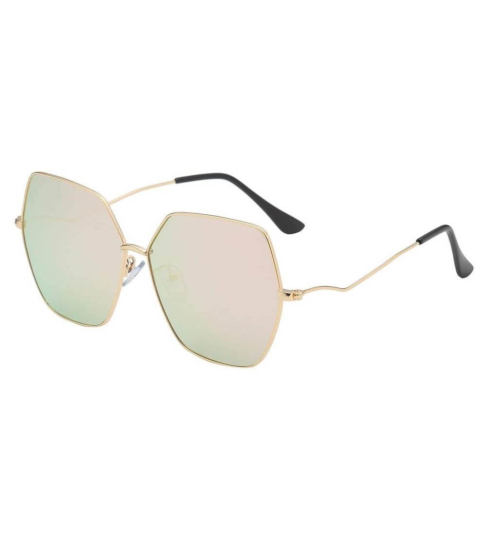Sport Irregular Shape Sunglasses - Summer Men Women Fashion Retro Eyewear - D - CV18S88MRKE $18.24