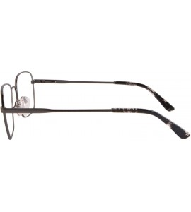 Rectangular Men's Metal Frame Progressive Multifocus Reading Glasses-M5816 - C3 Black - CJ18QMYUU9C $35.69