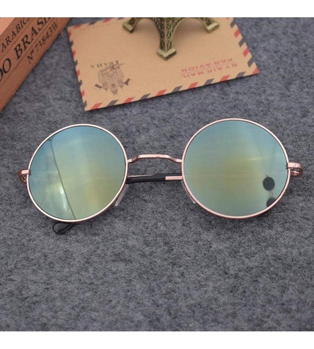 Round Retro glasses sun eyes round sunglasses sunglasses retro prince glasses small round frame sunglasses - CR18X7T4HO4 $74.09