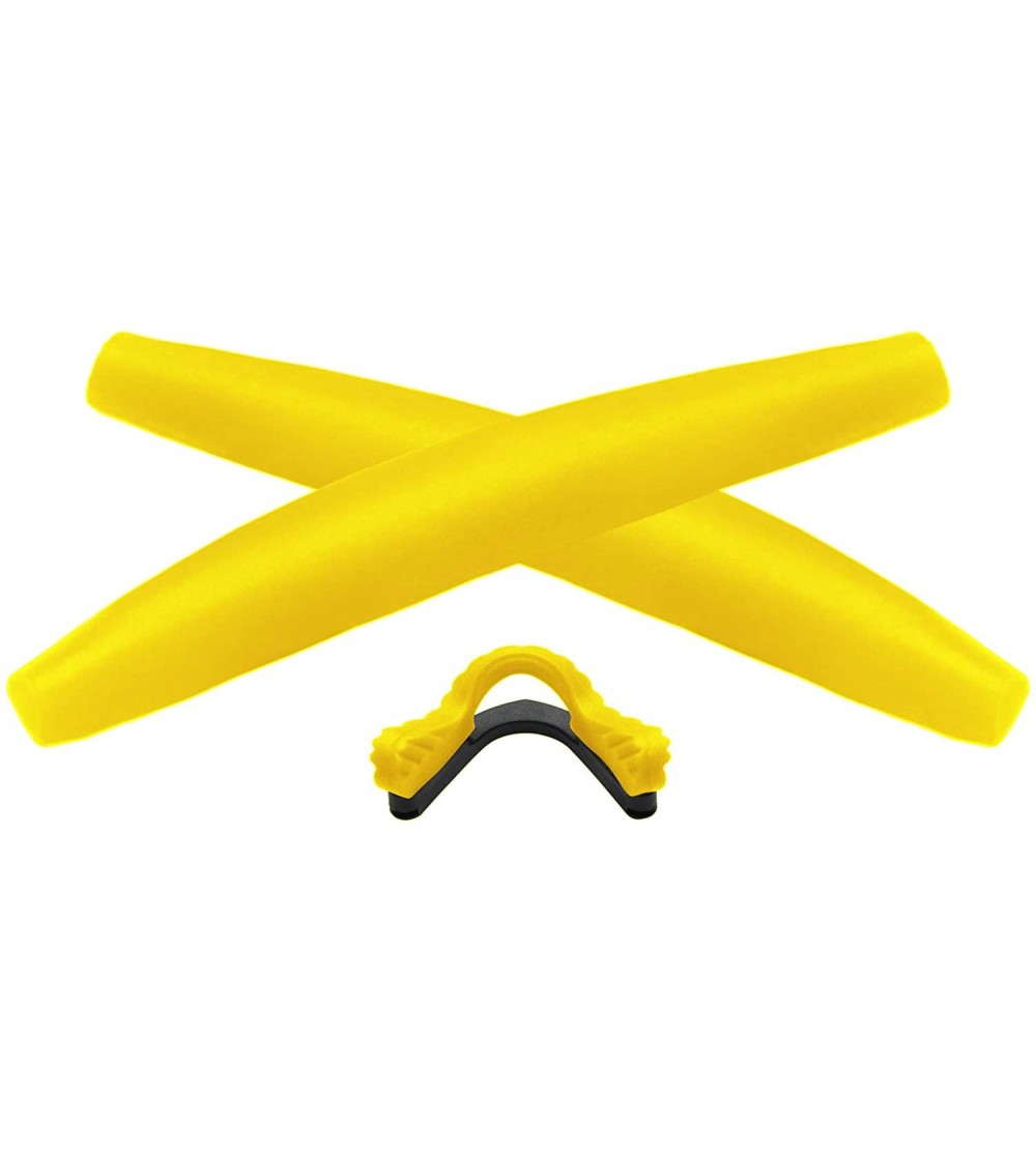 Sport Replacement M Frame Sweep Vented Sunglass - Multiple Options - Yellow Rubber Kits - CT18YEZ3XAC $21.75