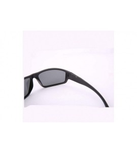 Round Sunglasses Polarized Glasses Outdoor - Black - CZ18XOMT7M5 $43.38