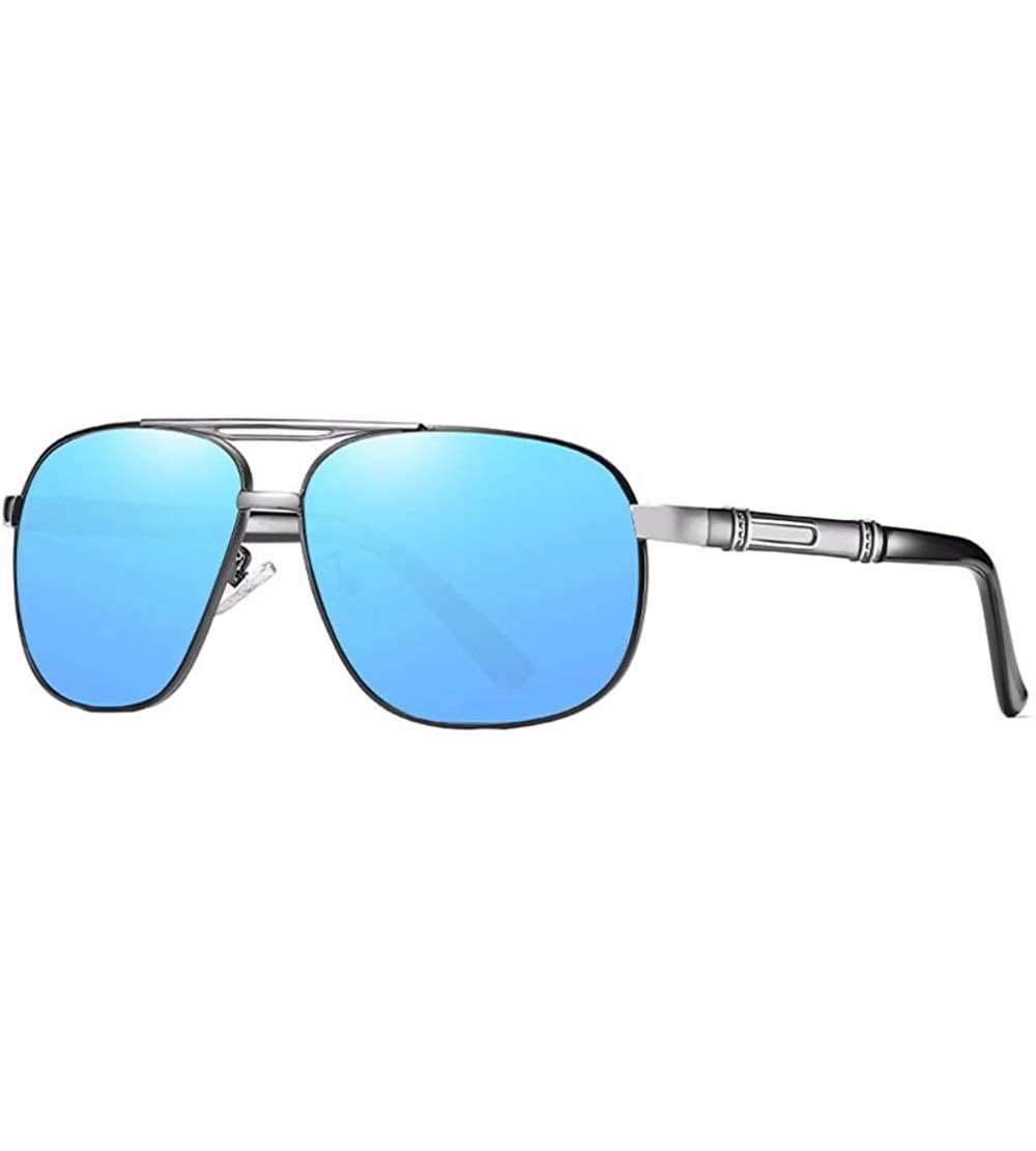 Aviator Polarized sunglasses Classic RETRO SUNGLASSES for men driving Sunglasses outdoors - E - C418QC7MRRN $54.20