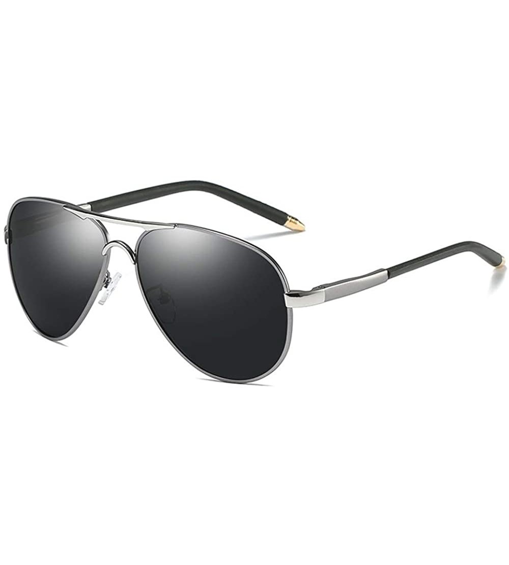 Round Sunglasses UV cut glasses Unisex Unisex super lightweight Sunglasses MDYHJDHHX - Silver - CE18X6NQ7HE $42.12
