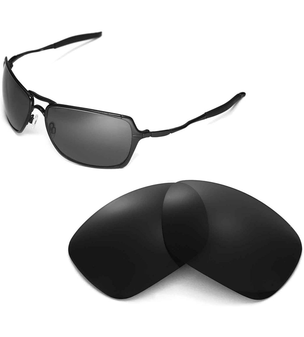 Sport Replacement Lenses Inmate Sunglasses - 9 Options Available - Black - Polarized - CW117QWPNDB $31.16