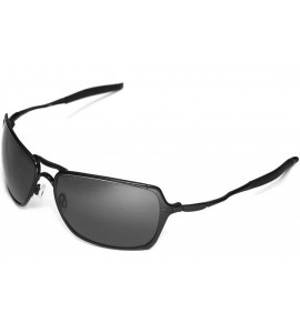 Sport Replacement Lenses Inmate Sunglasses - 9 Options Available - Black - Polarized - CW117QWPNDB $31.16