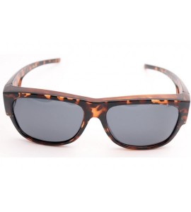 Oversized 1 Sale Fitover Lens Covers Sunglasses Wear Over Prescription Glass Polarized St7659pl - CY18EK26LZ6 $33.87