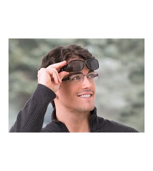 Oversized 1 Sale Fitover Lens Covers Sunglasses Wear Over Prescription Glass Polarized St7659pl - CY18EK26LZ6 $33.87