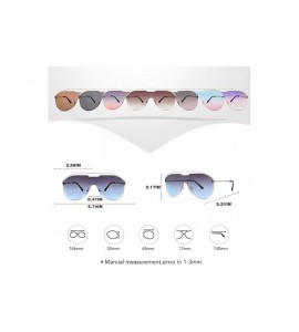 Rimless New Sunglasses Metal Rimless Sun Glasses Brand Designer Pilot Sunglasses Women Men Shades Top Fashion Eyewear - CZ199...