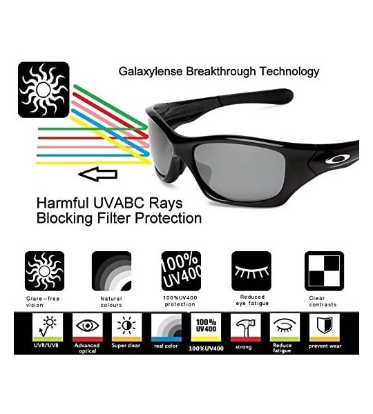 Oversized Replacement Lenses Jawbone Black&Blue&Green&Gray&Purple Color Polarized 5 Pairs - CR128BU26RR $49.63