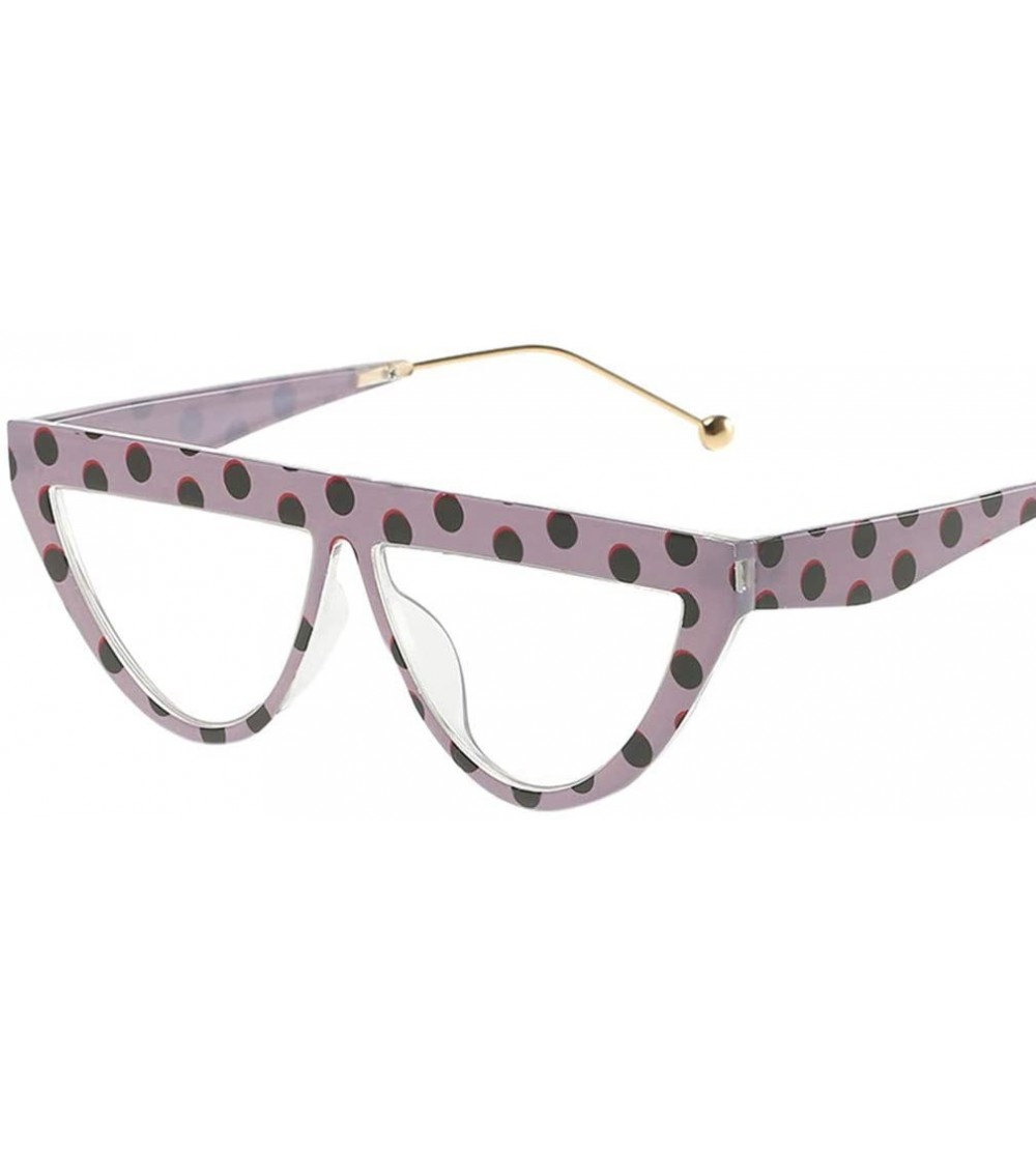 Cat Eye Sunglasses Vintage Triangle Eyewear - B - C8199OEH9EH $15.68