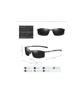 Round Polarized Photochromic Sunglasses Mens Driving Glasses Male Driver Safty Goggles - Black Photochromic - CU19850IZC2 $39.14