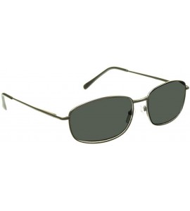 Square Reader Sunglasses Men and Women Full Lens No Line Reading Sunglasses - Not Bifocal - Gunmetal - CO18ZWOD2KG $25.60