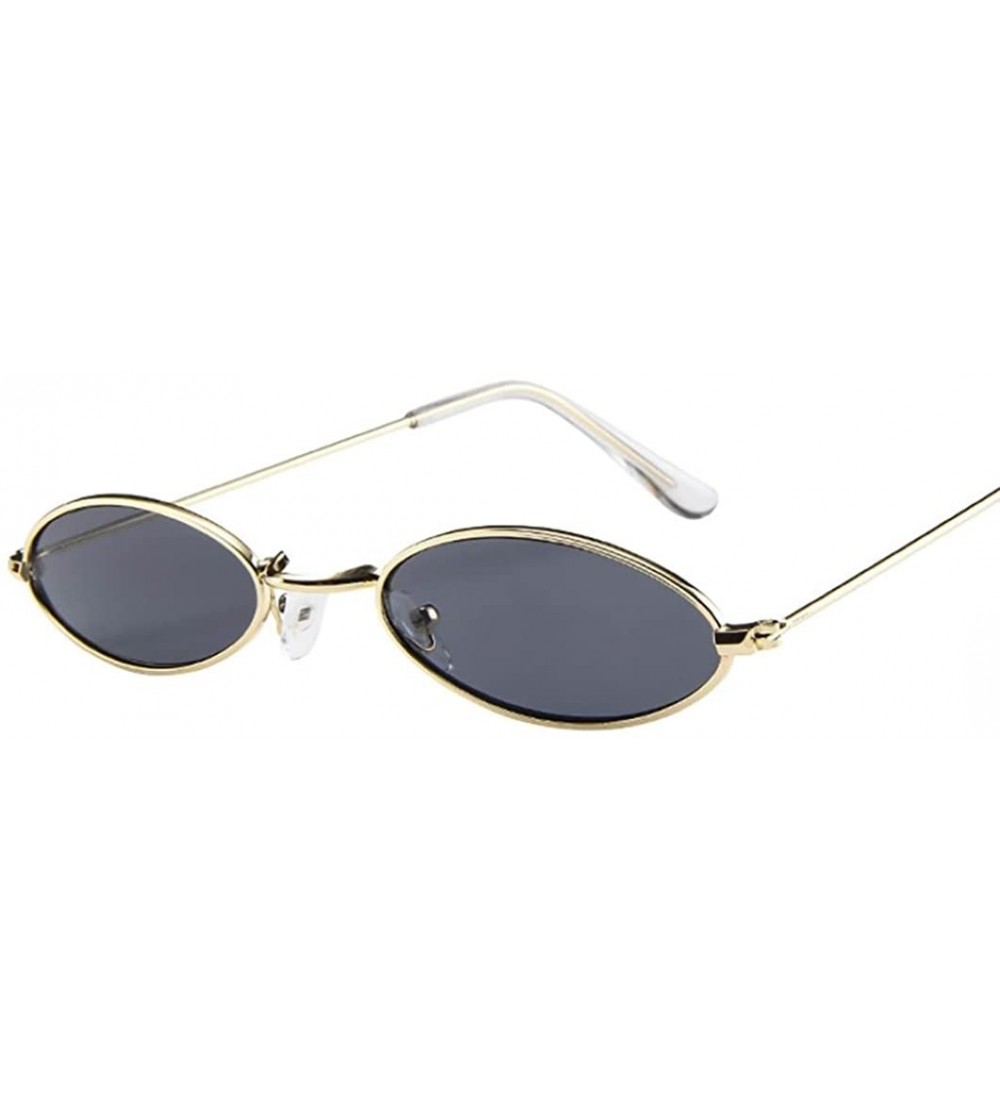 Goggle Women Men UV Protection Cat Eye Flat Lenses Sunglasses Shades Goggles Dark Glasses - E - C018D2X6GWR $16.90