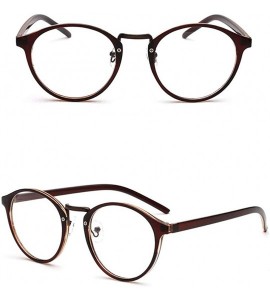 Wayfarer Fashion Unisex Classic Metal Frame Mirror Rounded Glasses - C - CC18INWYUGD $15.45