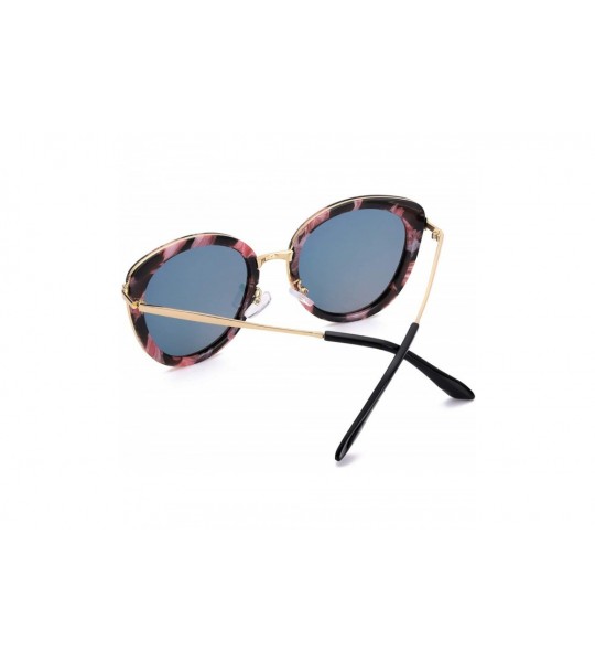 Cat Eye Classic Shades Cat Eye Sunglasses for Women - Polarized Arrow Style Frame - UV400 Protection - CU18QAT45M5 $26.76