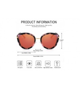 Cat Eye Classic Shades Cat Eye Sunglasses for Women - Polarized Arrow Style Frame - UV400 Protection - CU18QAT45M5 $26.76