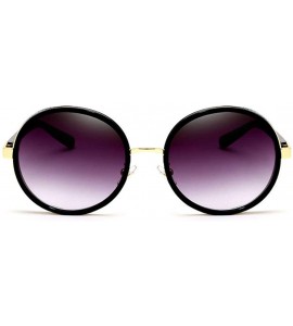 Square Gothic Steampunk Round Sunglasses TAC Polarized Lens Fashion Sun Glasses Women Vintage Shade Glasses - CE18U72R9G5 $25.00