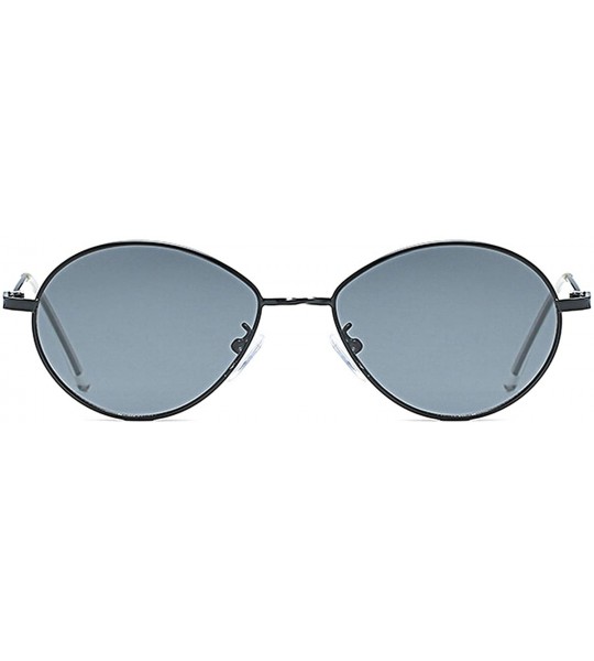 Sport Vintage Sunglasses for Men or Women metal AC UV400 Sunglasses - Gray - C018SZTGGUI $38.03