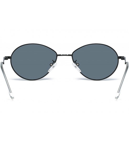 Sport Vintage Sunglasses for Men or Women metal AC UV400 Sunglasses - Gray - C018SZTGGUI $38.03