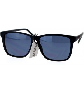 Oversized Marijuana Mens Thin Matte Plastic Oversize Rectangular Sunglasses - Red - CB11WI4ONDD $19.58