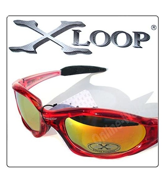 Sport Men Sunglasses stylish UV400 - Nonpz-red - CB11M86YXP9 $20.74