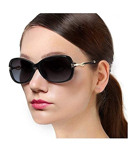 Wrap Rectangle Sunglasses Rhinestones - Wrap Around Narrow Pattern Eyewear Polarized UV Protection - CZ196T2YN7R $31.39