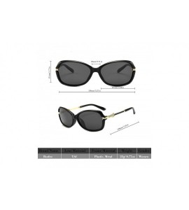 Wrap Rectangle Sunglasses Rhinestones - Wrap Around Narrow Pattern Eyewear Polarized UV Protection - CZ196T2YN7R $31.39