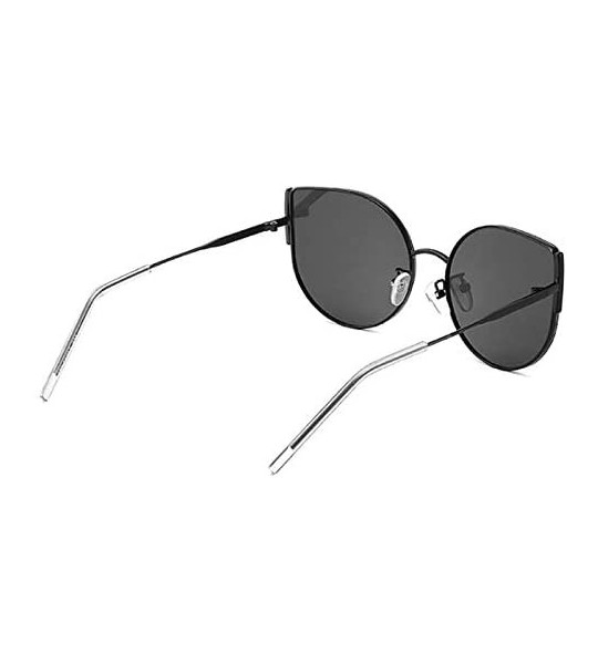 Cat Eye Cat Eye Color Lens Sunglasses Street Fashion Metal Frame Women Sunglasses Sun Protection Eyewear - C71976MNU2Q $22.73