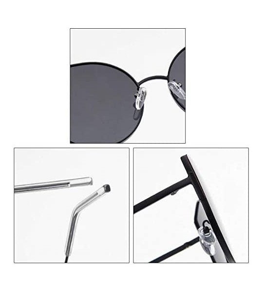 Cat Eye Cat Eye Color Lens Sunglasses Street Fashion Metal Frame Women Sunglasses Sun Protection Eyewear - C71976MNU2Q $22.73