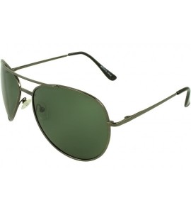 Aviator TUAV1POL Pilot Fashion Aviator Sunglasses - Black - CV11DN2BYYZ $17.29