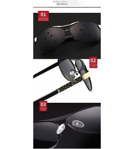 Sport Men's Retro Sunglasses- Polarized Sunglasses- Full Frame Driving Glasses-C11 - C11 - C3197NHMG2U $66.74