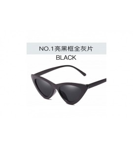 Semi-rimless Cute Sexy Cat Eye Sunglasses Women Metal Retro Small Vintage Female Classic Sun Glasses - 16 - C0198ZW5M6X $60.44