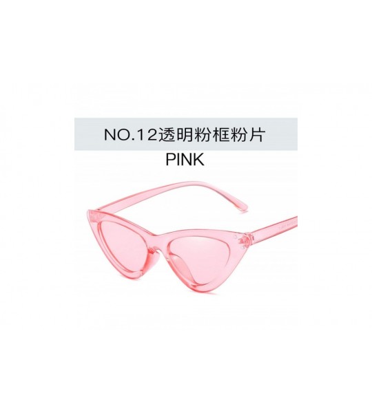 Semi-rimless Cute Sexy Cat Eye Sunglasses Women Metal Retro Small Vintage Female Classic Sun Glasses - 16 - C0198ZW5M6X $60.44